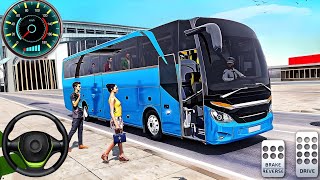 قيادة حافلة نقل الركاب ثلاثية الأبعاد على الطرق الوعرة - محاكاة نقل الركاب - طريقة اللعب على نظام... screenshot 3