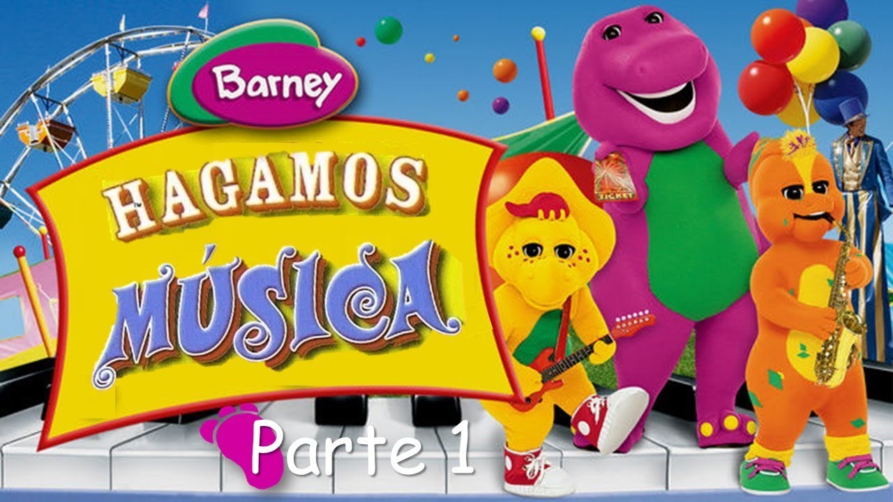 Barney | Hagamos Música (Spanish-Español) Parte 1 - YouTube