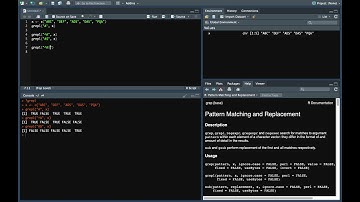 R Tutorial Episode 5 -  grep and grepl function in R