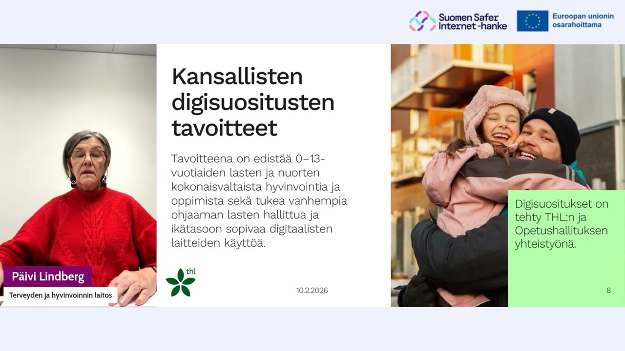Uudet Digitaalisten laitteiden vapaa-ajan käytön kansalliset suositukset 0–13-vuotiaille
