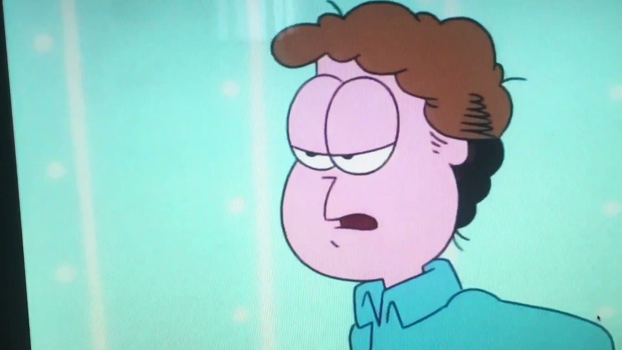 John throws Garfield out of the house. YouTube