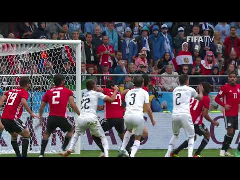 Jose GIMENEZ Goal - Egypt v Uruguay - MATCH 2