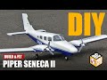 Piper Seneca II RC Plane Build and Fly