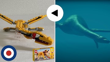 LEGO Creator 31112 Alternative build tutorial Plesiosaurus、レゴクリエイター31112をプレシオサウルスに組み替え