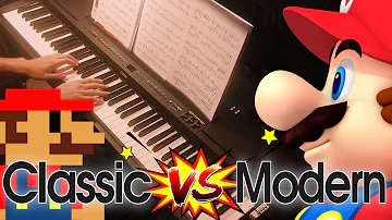 Mario Piano Medley: Classic VS Modern Themes