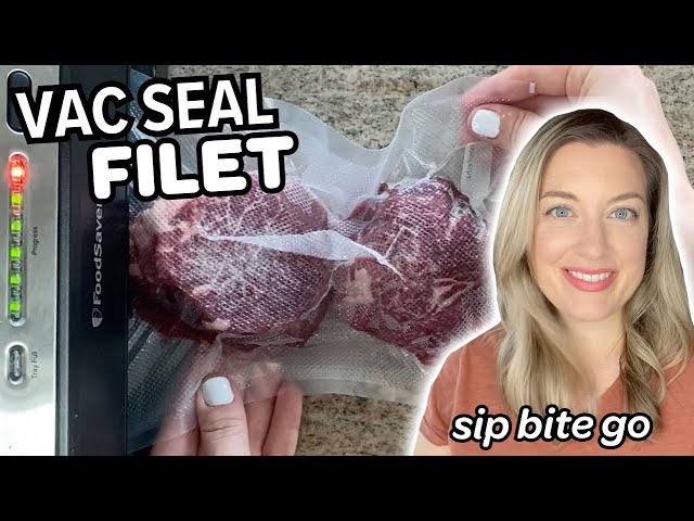 How To Vacuum Seal Ribeye For Sous Vide Cooking - Sip Bite Go