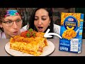 Making Gourmet Mac And Cheese With Hot Dogs (Kid Food Upgrade)