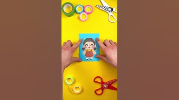 Solving Creepy Paper Craft Puzzle with Doll from Squid Game #squidgame #squidgame2 #puzzle #crafts