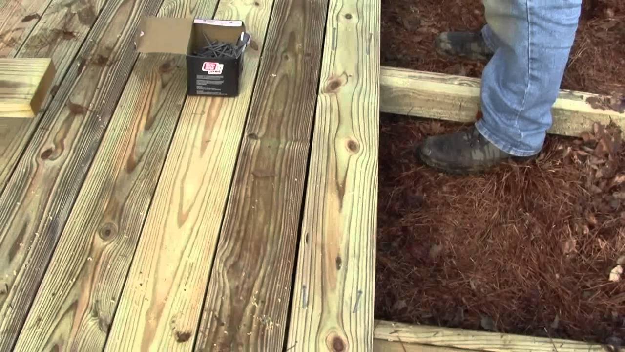 TIPS ON DECKING A SHED RAMP 3 OF 3 - YouTube