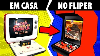 Melhor lugar pra jogar: Fliperama vs. Casa