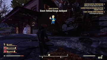 Fallout 76: I chased a low level wanted player with a chainsaw