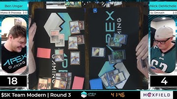 $5000 Team ModernAIQ/RCQ | Mono-Red Prowess vs 4c Omnath | Round 3 | 7/27/25
