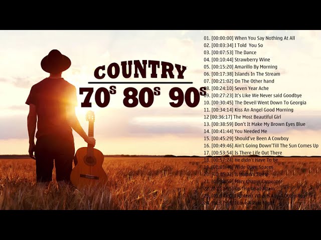 Best Old Country Songs Of 70s 80s 90s  // Top 100 Best Classic Country Songs Ever class=