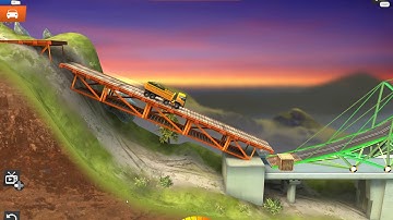 [Gameplay] Bridge Constructor Stunts Level 5-1