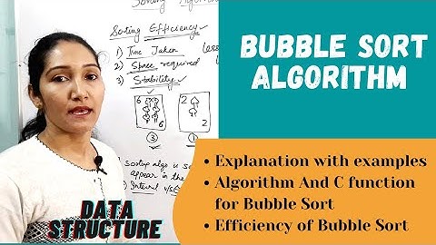 Bubble Sort | Sorting Algorithms | Data Structure #74