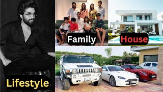 Allu arjun lifestyle 2024, wife, income, house, cars, family, biography, movies \& net worth