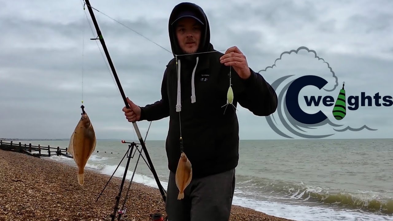Pevensey Bay | Fishing For Flatfish - 5 Species! Sea Fishing UK - South Coast Dangler