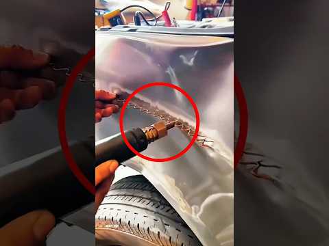 How to Repair a Car Dent at Home – Easy DIY Method #shorts