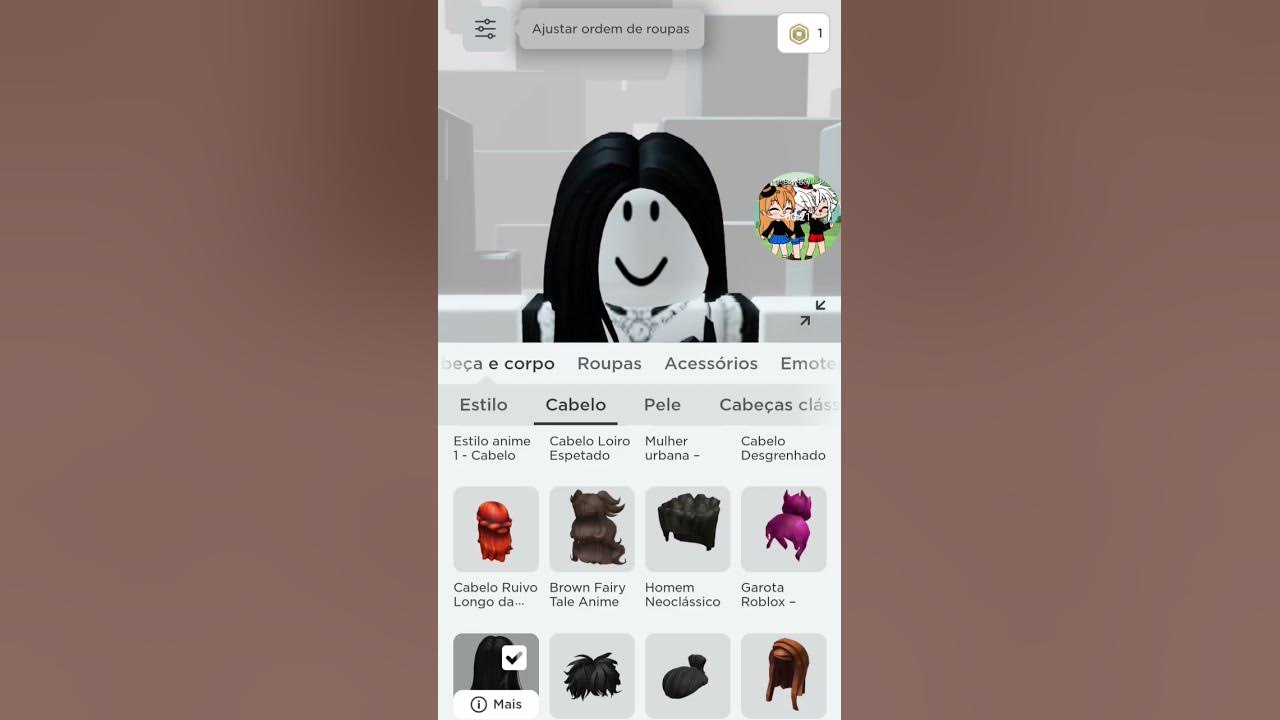 cabelo desegrnhado - Roblox