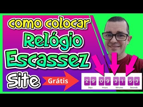 Vídeo: Como Colocar Um Relógio Em Um Site