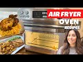 Air fryer recipes  hysapientia air fryer oven  lightly dusted cod  chips  rotisserie chicken