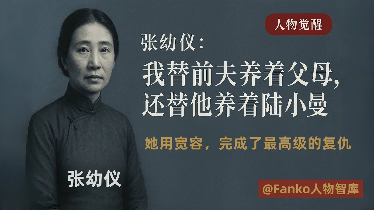 【深度解读张幼仪】：读懂她与徐志摩、林徽因、陆小曼的纠葛，才明白什么叫“人生的格局”（#张幼仪 #林徽因 #陆小曼 #徐志摩 #民国爱情 #情感  #人物故事，张幼仪口述，张幼仪自传，张幼仪传奇）