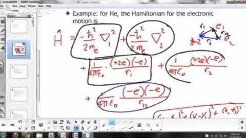 19   01 Many electron atoms   The problem 07m 00s