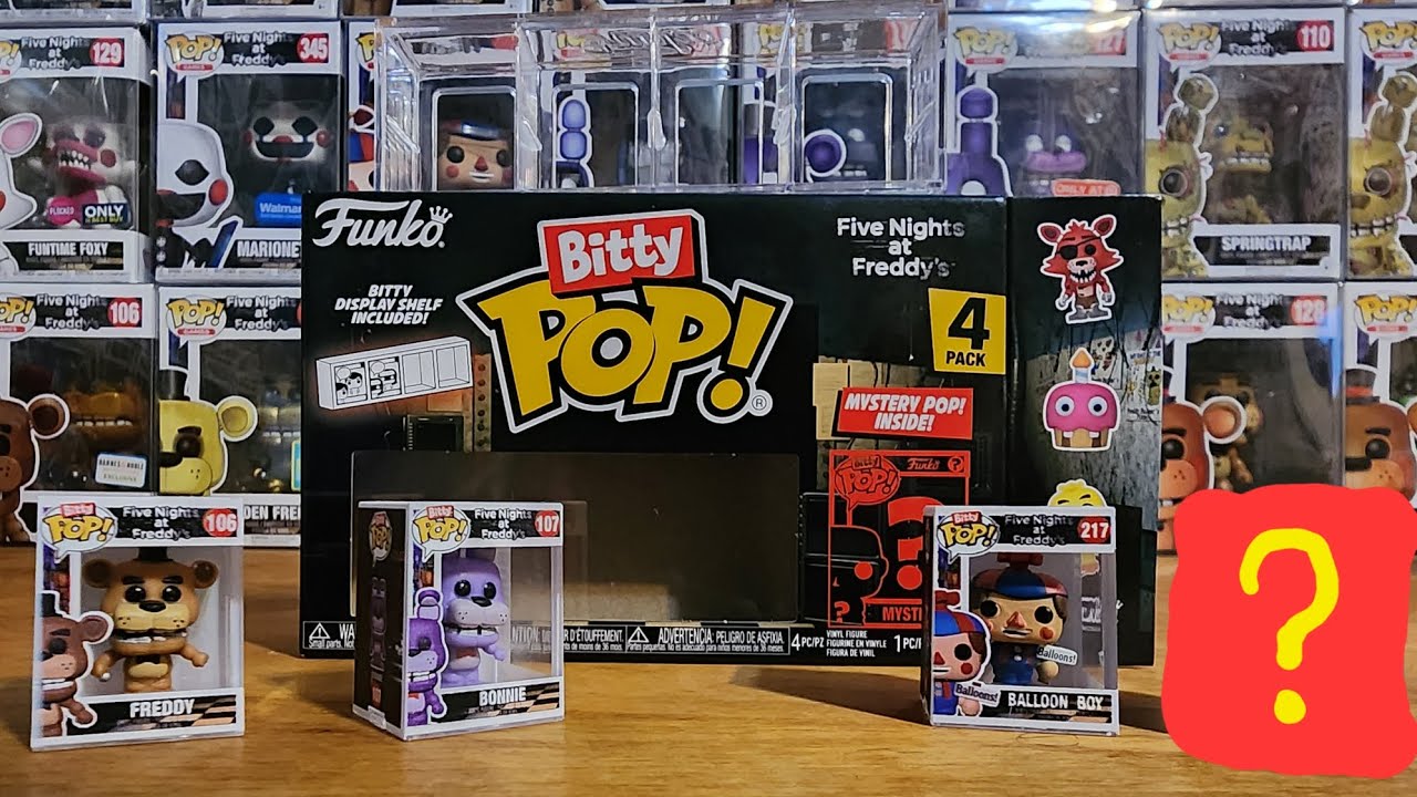 Funko Mania Funko Mystery Mini Bonnie, Five Nights at Freddy's, FNAF, Freddy,  Chica, Foxy, Balloon Boy Funko Mania