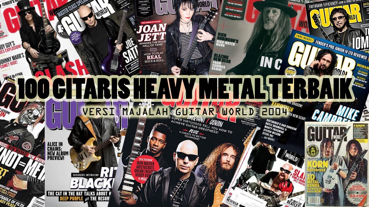 100 GITARIS HEAVY METAL | TERBAIK SEPANJANG MASA | MAJALAH GUITAR WORLD 04