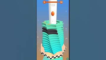 Stack Ball 3d Game Level 9 #shorts #shortvideo #stackball