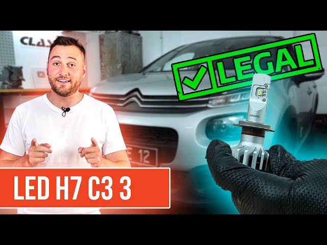 ENFIN LEGAL! Installer un kit LED H7 sur C3 3 💡 