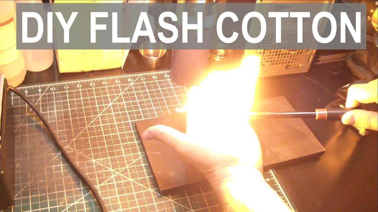 Make Your Own Flash Paper (Nitrocellulose)