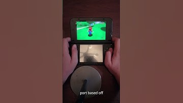 Mario 64 on the 3DS, (mostly) Uncompromised! | Cool 3DS Homebrew Part 5   #3ds #homebrew #shorts