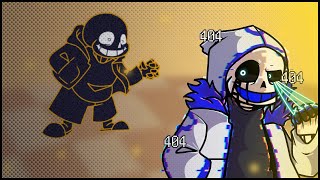 Error404 VS Wiki!Sans (FANON) 