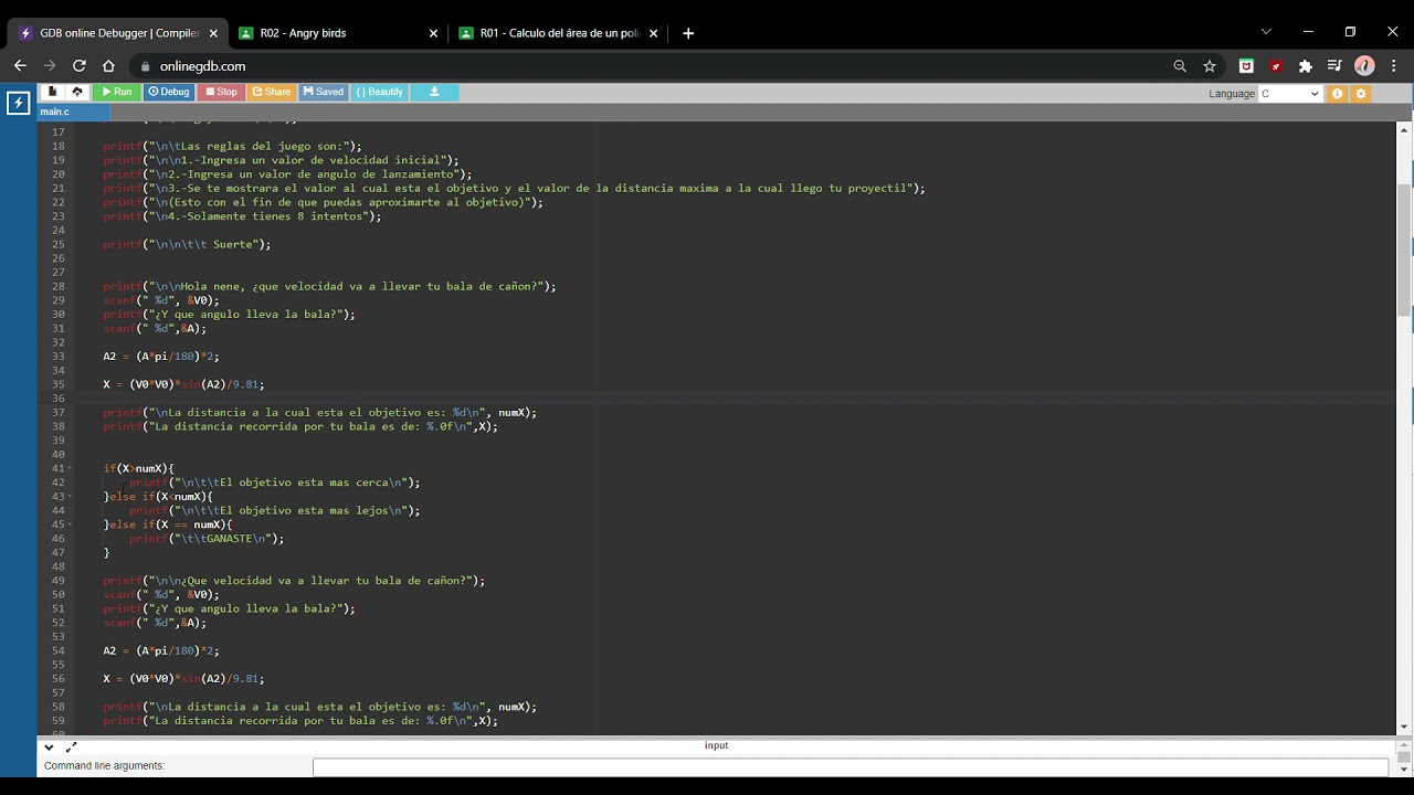 GDB online Debugger - Code, Compile, Run, Debug online C, C++