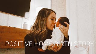 My First Unmedicated At Home Birth Story | Madeline Dominguez