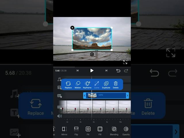 Split Timelapse tutorial vn video editor #shorts class=