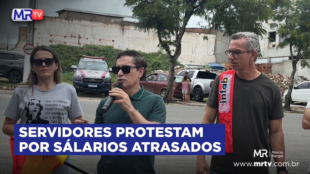Servidores da Saúde e Aposentados COBRAM salários atrasados há MAIS DE 1 ANO em Campina Grande!