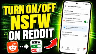 How To Turn On/Off NSFW On Reddit | Turn Off Nsfw Filter On Reddit