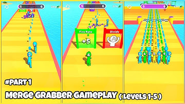 Merge Grabber Walkthrough Gameplay Part 1 ( iOS,Android )