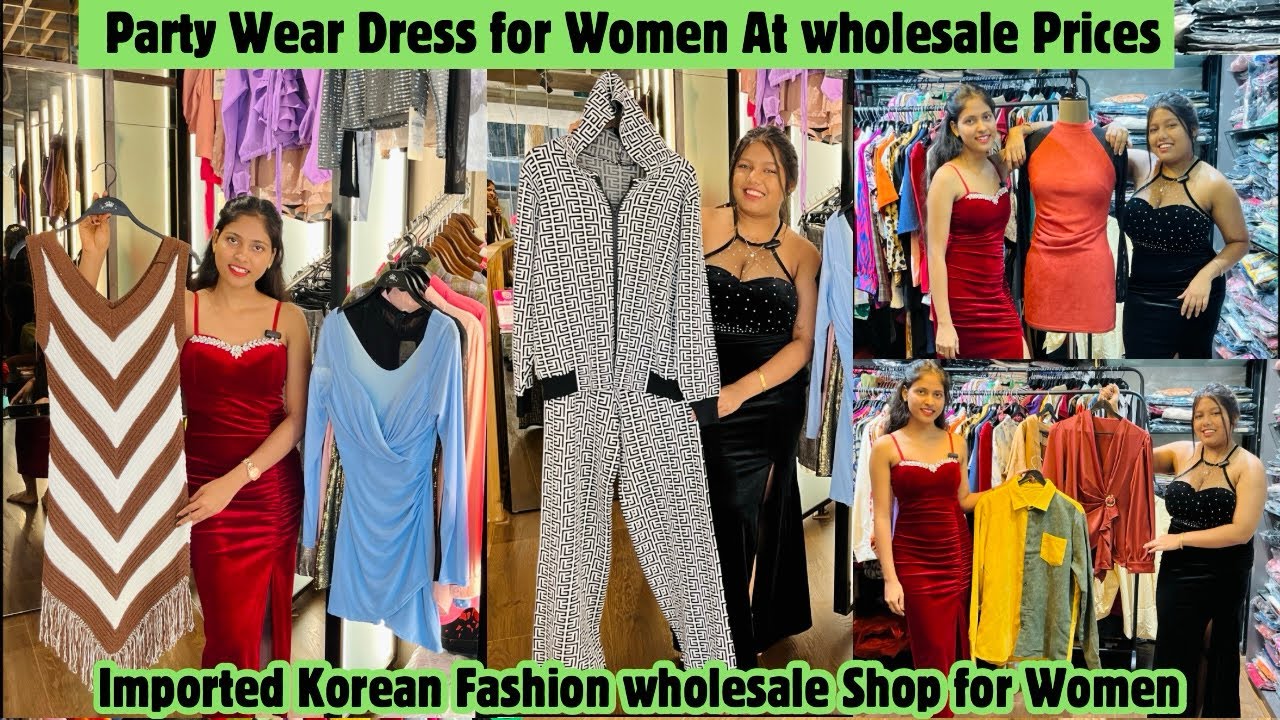 korean fashion dresses wholesale Dongdaemum Women's Dresses