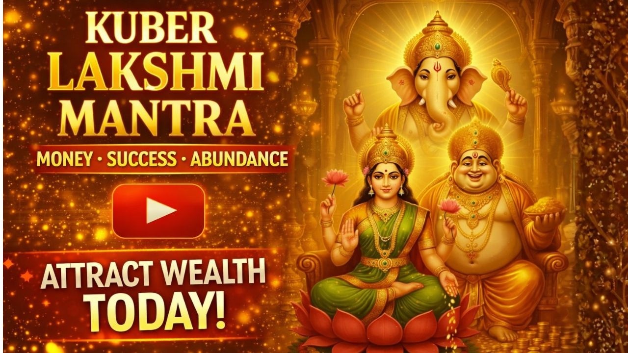 KUBER LAKSHMI MANTRA 💰 | Attract Wealth, Money & Prosperity | Divine Abundance Energy ✨