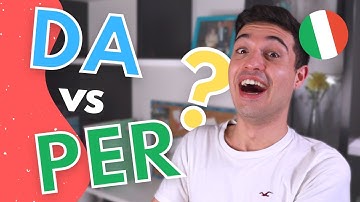 Italian PREPOSITIONS of Time: DA vs PER + examples (eng audio)