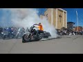 Epic Harley Davidson Motorcycle Burnout (Part 2/2)