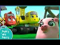 🚧 Windy Day at the Farm - Save the Sheep 🚜 | Digley and Dazey | Construction Truck Cartoons for Kids