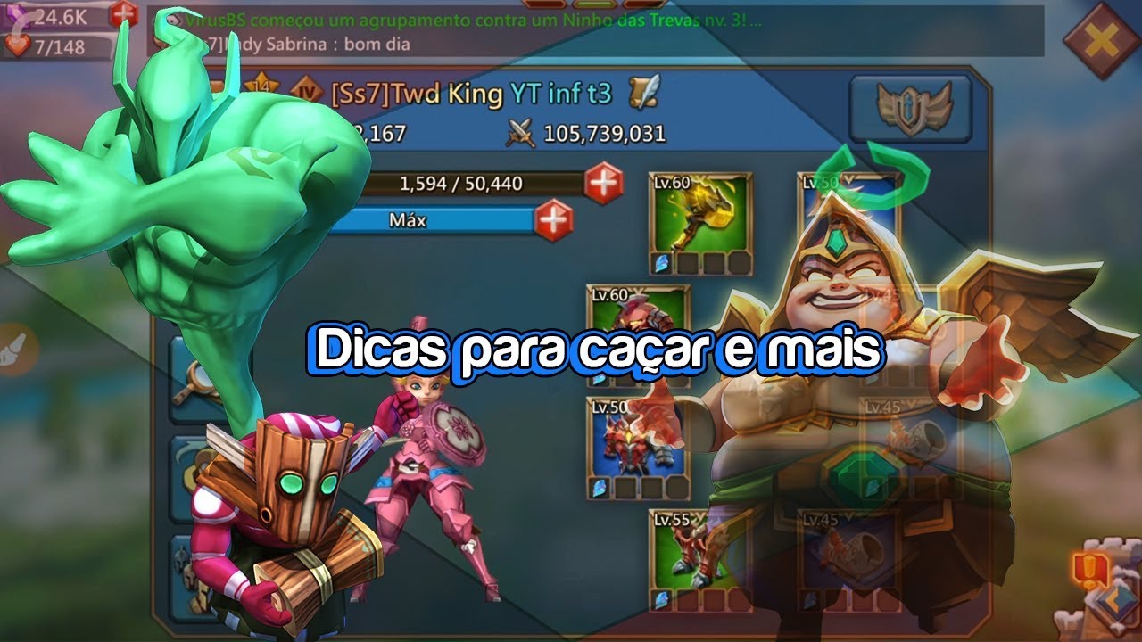 DICAS PARA CAÇAR O NECROSE Lords Mobile 