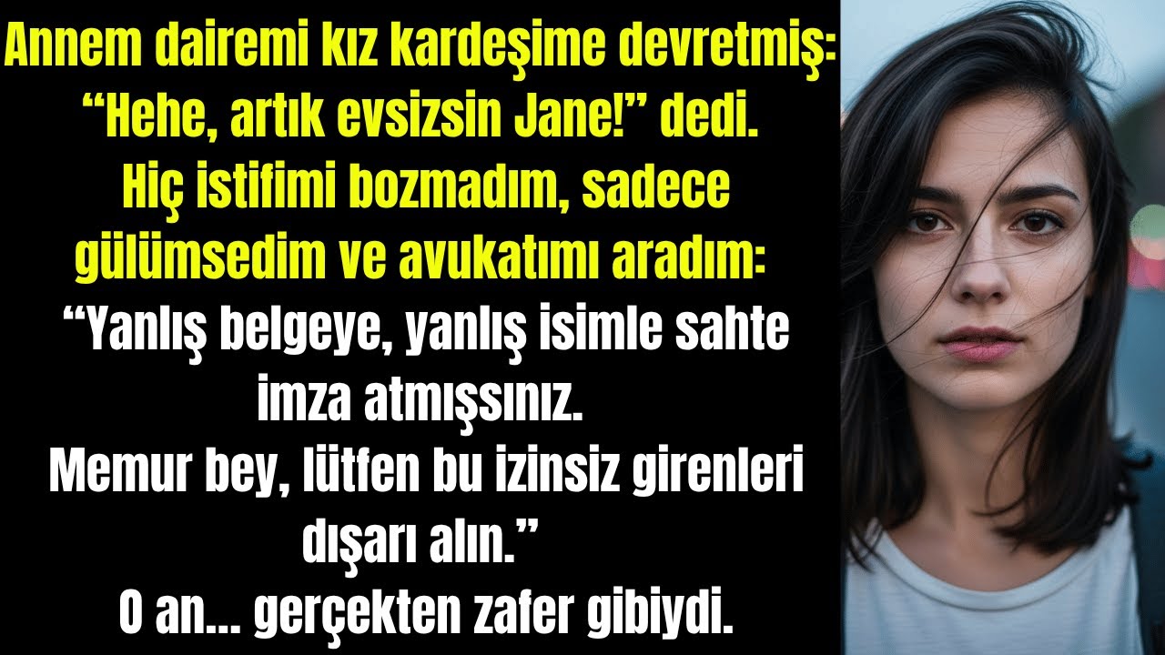 “Hehe, artık evsizsin JANE!” dedi annem—ama ben avukatıma “Bunları tutuklat” dedim.