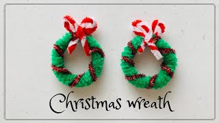 Pipe cleaner Wreath | DIY Christmas Wreath | Easy Christmas Wreath