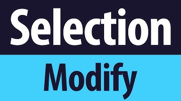 Modify selection in Photoshop - Naveen kushen
