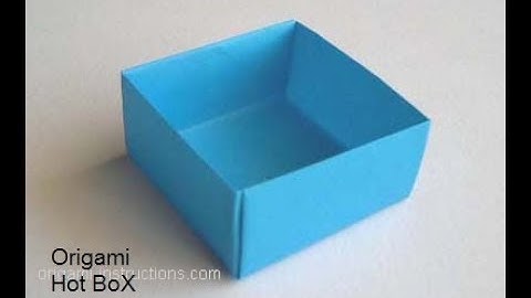 Easy Origami Masu Box & Lid Tutorial ♥︎ DIY ♥︎